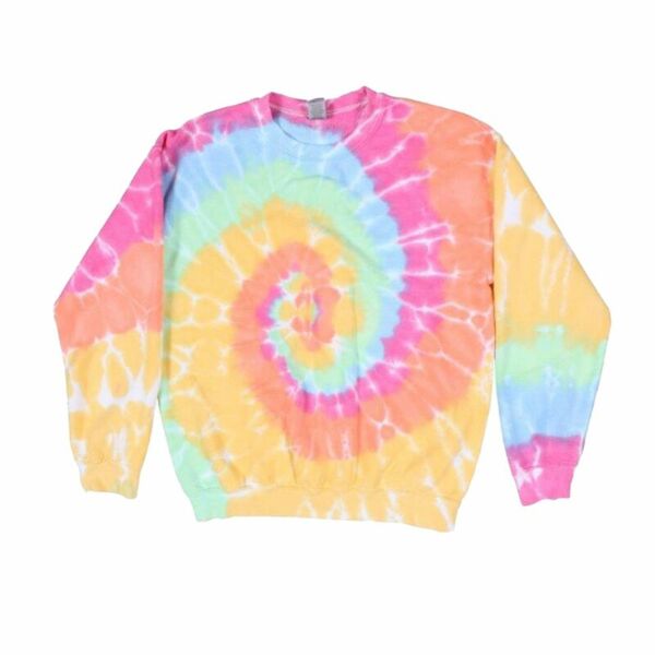Blended Tie-Dyed Crewneck Sweatshirt Thumbnail