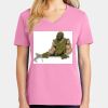 Women's Core Cotton V Neck Tee Thumbnail