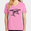 Women's Core Cotton V Neck Tee Thumbnail