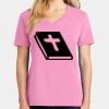 Women's Core Cotton V Neck Tee Thumbnail