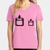 Women's Core Cotton V Neck Tee Thumbnail