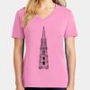 Women's Core Cotton V Neck Tee Thumbnail