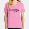 Women's Core Cotton V Neck Tee Thumbnail
