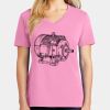 Women's Core Cotton V Neck Tee Thumbnail