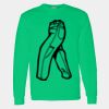 Heavy Cotton 100% Cotton Long Sleeve T Shirt Thumbnail